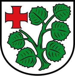 Gespaltener grüner Lindenzweig (Schenklengsfeld/DE)