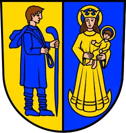 Das Wappen der Stadt Waldshut-Tiengen