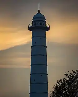 Dharahara-Turm nach dem Wiederaufbau, 2021