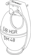 Übungshandgranate DM48