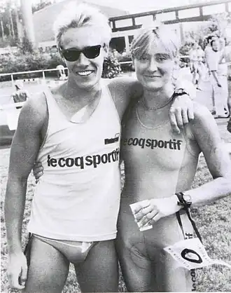 Dirk Aschmoneit und Alexandra Kremer (Deutsche Meisterschaft in Roth, 1986)