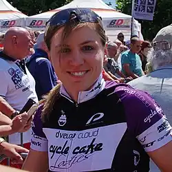 Christina Koep bei den deutschen Straßenradmeisterschaften 2017