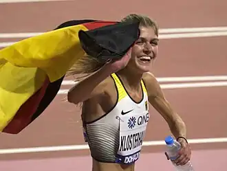 Konstanze Klosterhalfen – Freude über den Gewinn der&nbsp;Bronzemedaille