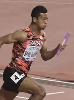 Der siebtplatzierte Japaner Abdul&nbsp;Hakim&nbsp;Sani&nbsp;Brown