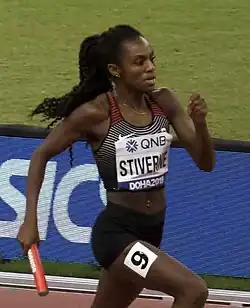 Aiyanna Stiverne – ausgeschieden als Sechste in 52,55&nbsp;s