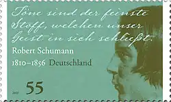 Deutsche Briefmarke von 2010 zum 200.&nbsp;Geburtstag