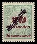 20 Mrd. M; Michel-Nr.: 87