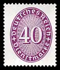 40 Pf; 1927; Michel-Nr.: 121