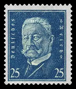 Reichspräsident v. Hindenburg