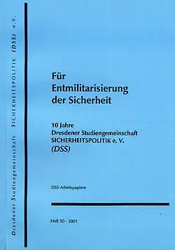 10&nbsp;Jahre DSS&nbsp;e.&nbsp;V., DSS.AP, Heft&nbsp;50, 2001.