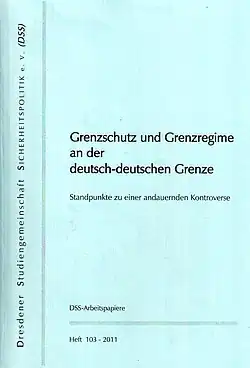 DSS-Arbeitspapiere, Grenzschutz u. -regime, H.&nbsp;103,&nbsp;2011,&nbsp;Umschlag.