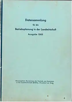 Cover Datensammlung Landwirtschaft 1969