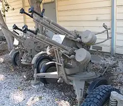 Flakvierling vz.53 auf Lafette M53