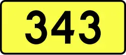 Droga wojewódzka 343