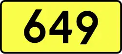 Droga wojewódzka 649