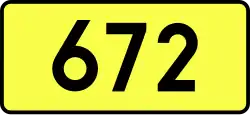 Droga wojewódzka 672