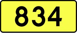 Droga wojewódzka 834