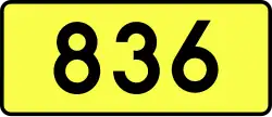 Droga wojewódzka 836