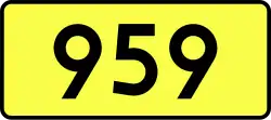 Droga wojewódzka 959