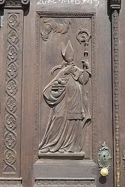 Südportal, heiliger Nikolaus