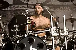 Schlagzeuger Nicolas Bastos