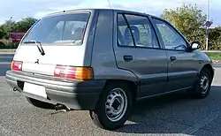 Heckansicht Fünftürer