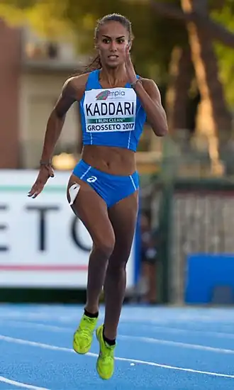 Dalia Kaddari – ausgeschieden als Sechste des dritten&nbsp;Halbfinals