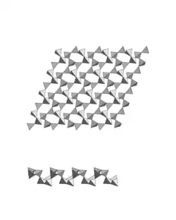 Unverzweigte Dreier-Einfachschicht im Dalyit