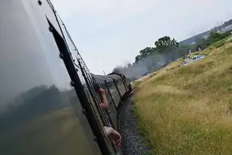 DFS-Sonderzug Einfahrt Forchheim