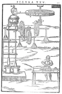Dampfmaschine, Branca, 1629.