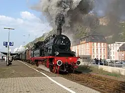 Dampflok 78 468 im Bahnhof Koblenz-Ehrenbreitstein