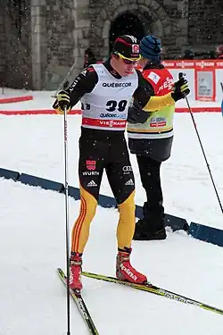 Daniel Heun beim Skilanglauf-Weltcup 2012/13 in Québec