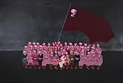 Elections, Acryl auf Leinwand, 270 × 180 cm, 2016/2017