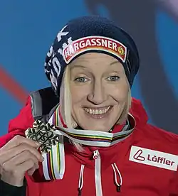 Iraschko-Stolz bei der WM 2019 in Seefeld