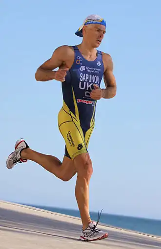 Danylo Sapunow auf dem Weg zur Bronzemedaille in Quarteira, 2011