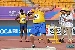 Darlan Romani Rang acht mit 20,21&nbsp;m