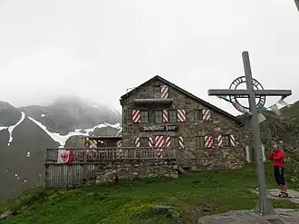 Die Darmstädter Hütte im Jahr 2011