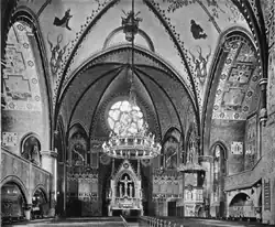 Blick in den Chor und das Querschiff, vor 1905[6]