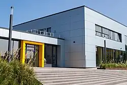 Das Moselbad Koblenz von Außen.