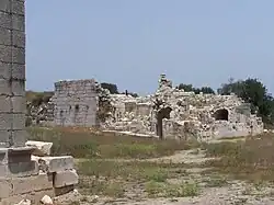 Das Buleuterion nach der Ausgrabung und vor der Restaurierung