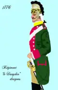 Régiment du Dauphin dragons, 1776 bis 1779