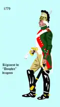 Régiment du Dauphin dragons, 1779 bis 1786