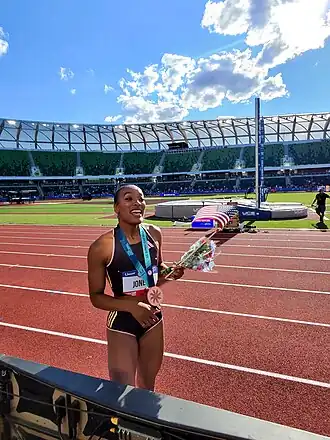 Jasmine Jones bei den US Olympic Trials 2024