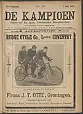 Mitglieds-Zeitschrift De Kampioen von 1892