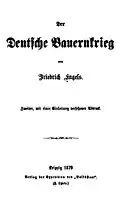 Fr. Engels, hrsg. 1870, Der deutsche Bauernkrieg