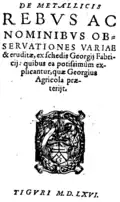 De metallicis rebus (1566)