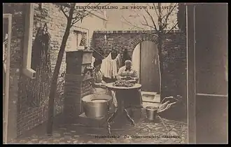 Heimarbeit: „Gemüseputzerinnen“