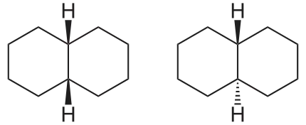 Strukturen von cis- und trans-Decalin