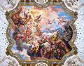 Deckenfresko im Marmorsaal