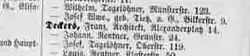 1887: Deckers, Franz, Architekt, Alexanderplatz 14